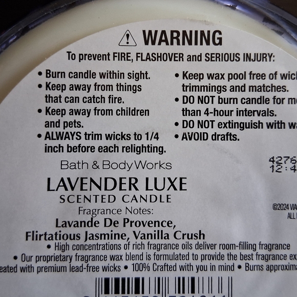 Bath & Body Works Netflix EMILY IN PARIS LAVENDAR LUXE 14.5 OZ Candles  SET OF 2 - Picture 5 of 6